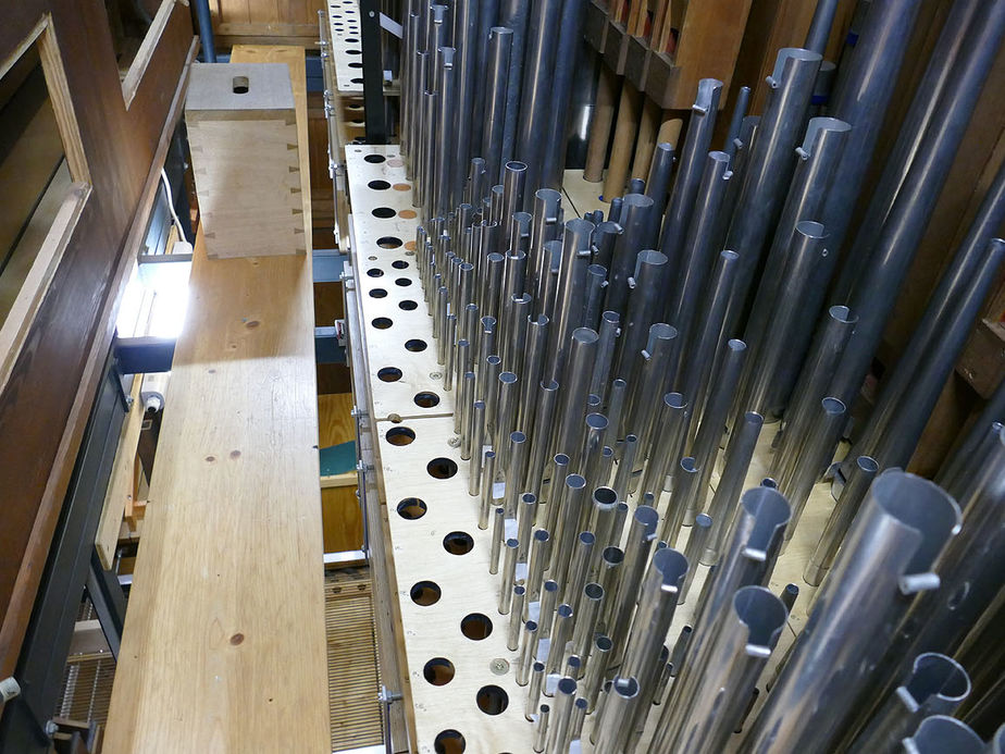 Sanierung der "Lötzerich" Orgel in St. Crescentius (Foto: Karl-Franz Thiede)